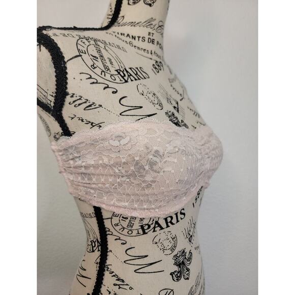 Free People Womens Bandeau Bralette Small Bra Lace Strappy Intimately - Picture 3 of 9